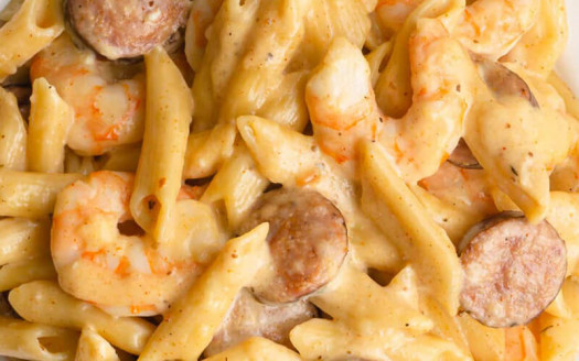Crawfish-Shrimp-and-Andouille-Pasta