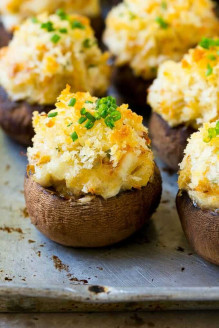 crab stuffed mushrooms recipe