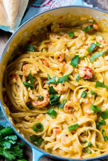 crawfish pasta fettuccine recipe