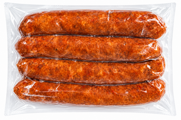 comeauxs smoked alligator sausage back Four vacuum-sealed links of Comeaux’s Smoked Alligator & Pork Sausage.