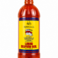 16oz bottle of LA Crawfish Co. Liquid Boil, featuring amber liquid and a yellow label with crawfish graphics.