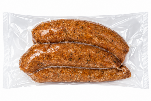 the best stop mild boudin back Three vacuum-sealed links of The Best Stop Mild Boudin.