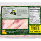 Five pounds of alligator tenderloin in a vacuum-sealed package, featuring a nutrition label and included recipe.