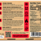 Grilled Oyster Kit box in Cajun BBQ Butter (1 dozen), featuring five prep steps, nutrition facts, and a QR code.