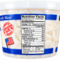 Pontchartrain Lump Crab Meat 16 oz in a clear plastic tub with nutrition label, US flag, and Certified Cajun Louisiana logo.