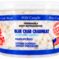 Pontchartrain Lump Crab Meat, 16 oz—wild-caught, hand-picked, steam-cooked Louisiana product in a plastic container.