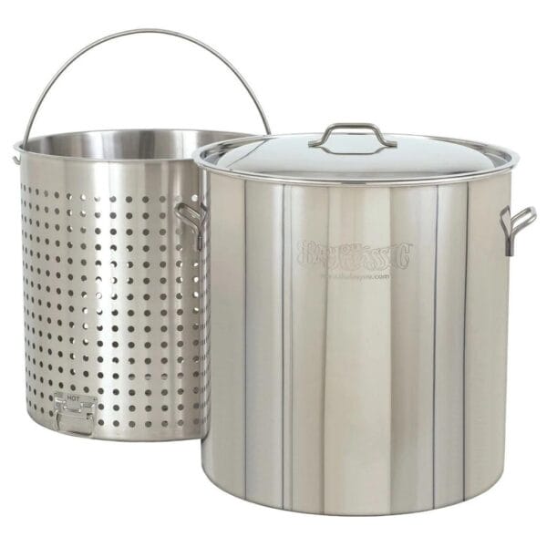 Barbour International Inc. Bayou Classic 82 Qt STAINLESS STEEL Stockpot
