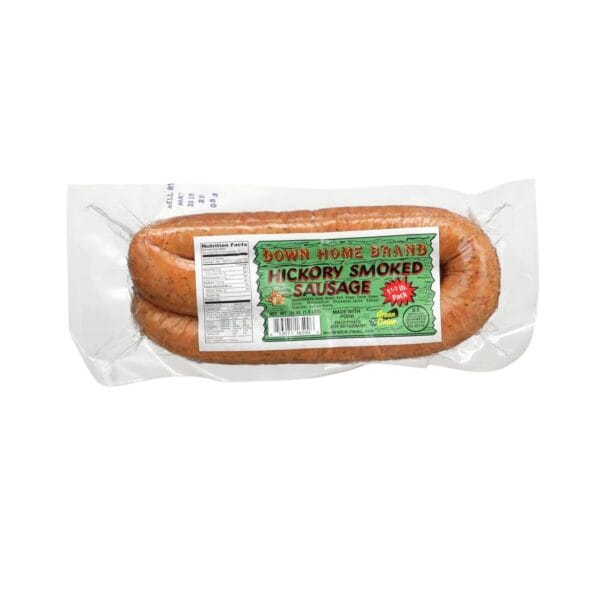 Down Home Meats Down Home Hickory Smoked Pork Sausage - Green Onion 1.5 LB
