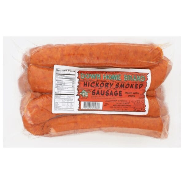 Down Home Meats Down Home Hickory Smoked Pork Sausage - Original 5 LB