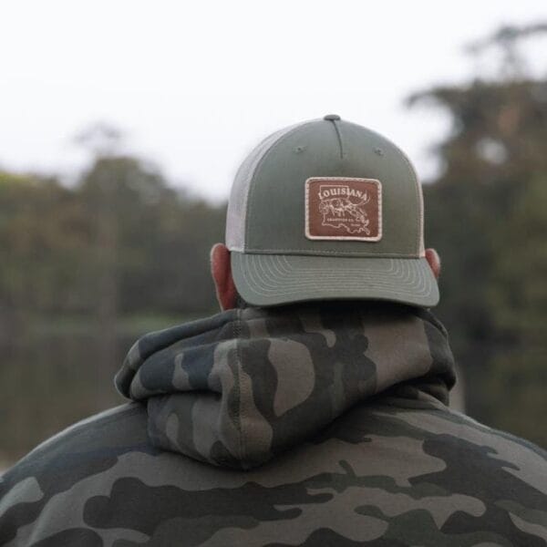 Louisiana Crawfish Company LCC Woven Logo Patch Hat Louisiana Crawfish Company LCC Woven Logo Patch Hat