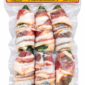 Six vacuum-sealed La Boucherie shrimp and pepper jack cheese stuffed jalapeño poppers.