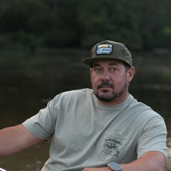 Louisiana Crawfish Company La Crawfish Co. Boat Patch Tshirt Louisiana Crawfish Company La Crawfish Co. Boat Patch Tshirt