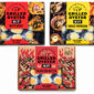Three Bayou Carlin Oyster Combo kits: Hot Blooded, Garlic Parmesan, and Cajun BBQ Butter.