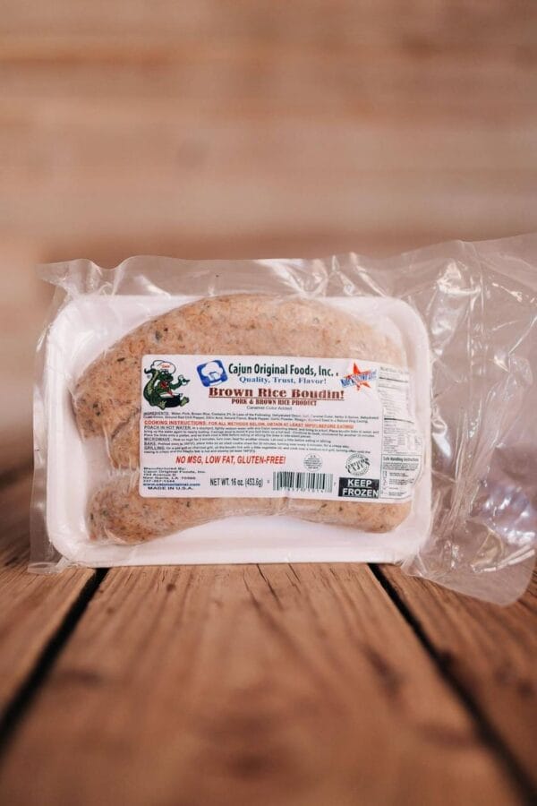 Cajun Original Foods Brown Rice Pork Boudin