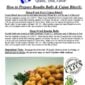 Cajun Original Foods Pork Boudin Balls 12lb BULK