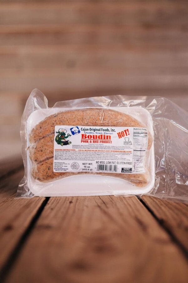 Cajun Original Foods Pork Boudin - Extra HOT