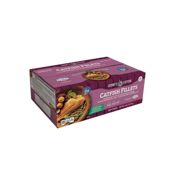 Guidry's 3-7oz Catfish Filets 4 LB IQF