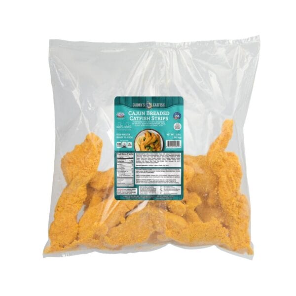 Guidry's Breaded Catfish Strips 2 lb IQF