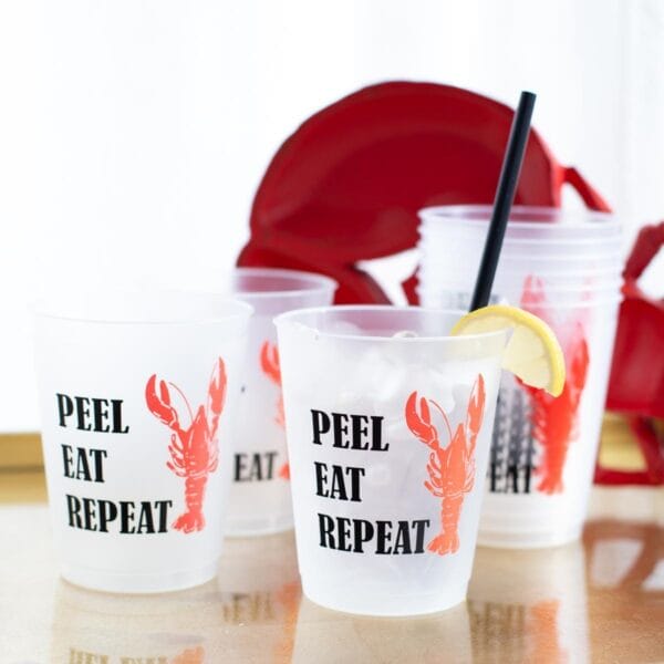 The Royal Standard Peel Eat Repeat Party Cups