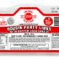 A vacuum-sealed package of four The Best Stop Pepper Jack Boudin Party Links with a red and white label.