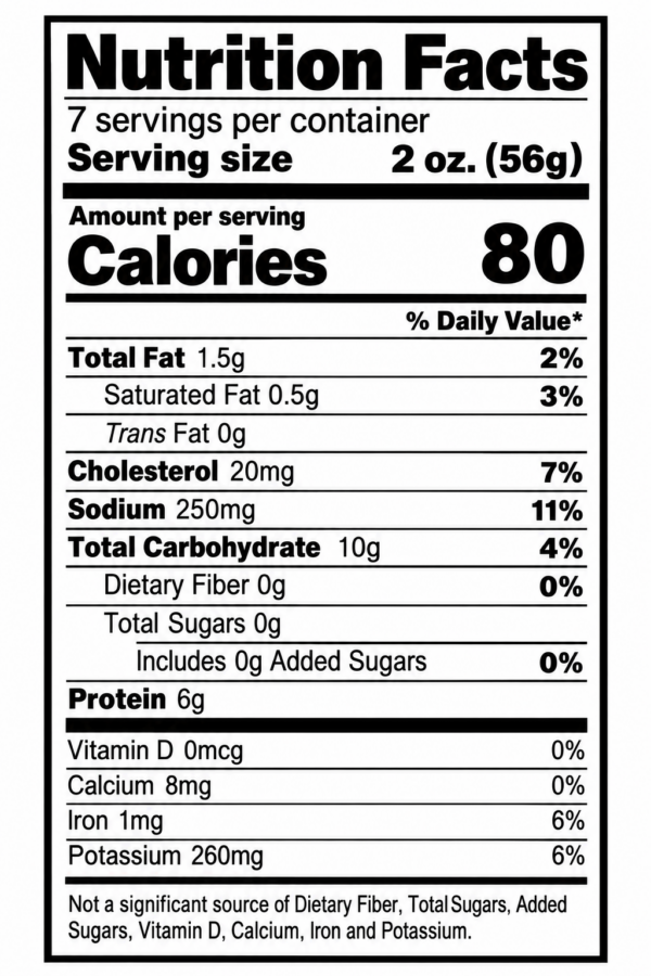 the best stop pepper jack party links nutrition Nutrition facts for Best Stop Pepper Jack Boudin: 80 calories, 1.5g fat, 250mg sodium, 10g carbs, 6g protein per serving.