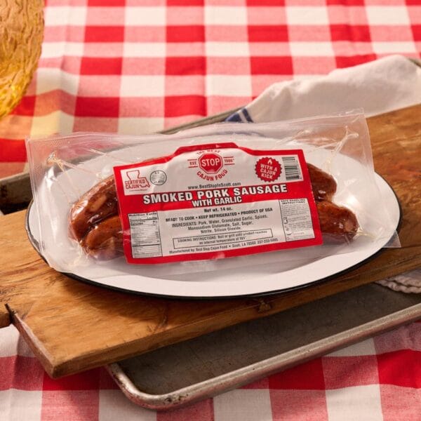  The Best Stop Smoked Pork Sausage with Garlic