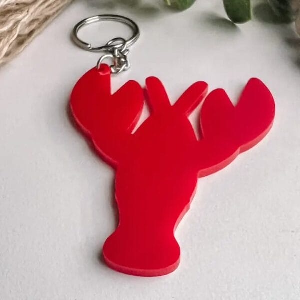 Crawfish Acrylic Keychain