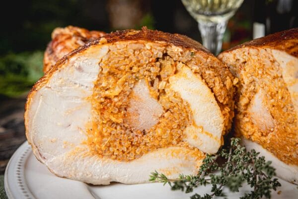 Crawfish Jambalaya Turducken Roll Crawfish Jambalaya Turducken Roll