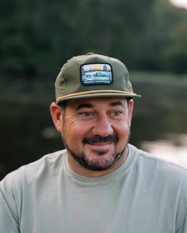 Louisiana Crawfish Company La Crawfish Co. Boat Patch Grandpa Hat Louisiana Crawfish Company La Crawfish Co. Boat Patch Grandpa Hat