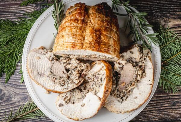 Wild Rice Pecan Turducken Roll Wild Rice Pecan Turducken Roll
