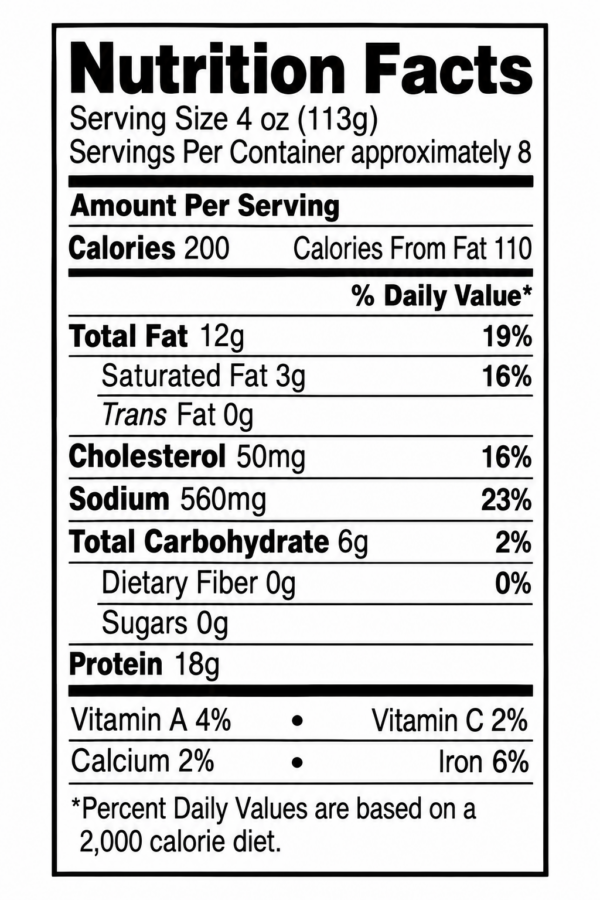 la boucherie pork tenderloin stuffed with boudin nutrition La Boucherie Petit Pork Tenderloin Boudin nutrition label: 200 calories, 12g fat, and 18g protein per serving.