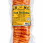 Vacuum-sealed La Boucherie Petit pork tenderloin stuffed with boudin and wrapped in bacon.