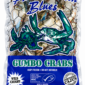 A 16oz bag of frozen Pontchartrain Gumbo Crabs in clear plastic packaging.