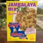 Kary’s Jambalaya Mix displayed outdoors, ideal for pairing with seafood or traditional Cajun cuisine.