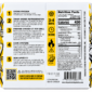 Back of a 1/2 dozen Garlic Parmesan Grilled Oyster Kit package with prep instructions, nutrition facts, and a QR code.