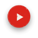 A red circle with a white play button in the center, styled like the YouTube logo for Louisiana seafood fans.