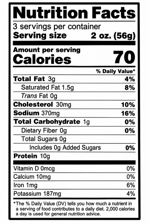 the best stop coined smoked pork sausage 4.375 lb nutrition Nutrition label for The Best Stop Smoked Pork Sausage Coin Cut: 70 calories and 10g protein per 2-ounce serving.