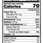 Nutrition label for The Best Stop Smoked Pork Sausage Coin Cut: 70 calories and 10g protein per 2-ounce serving.
