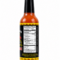 A bottle of Louisiana Crawfish Co. Hot Sauce, displaying its nutritional facts and ingredient list.